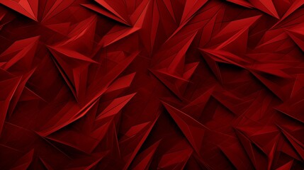 Red colored abstract background illustration featuring geometric shapes, creating a visually striking and dynamic composition with a modern aesthetic and bold design elements.