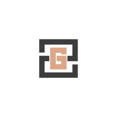 GZ, ZG, G AND Z Abstract initial monogram letter alphabet logo design