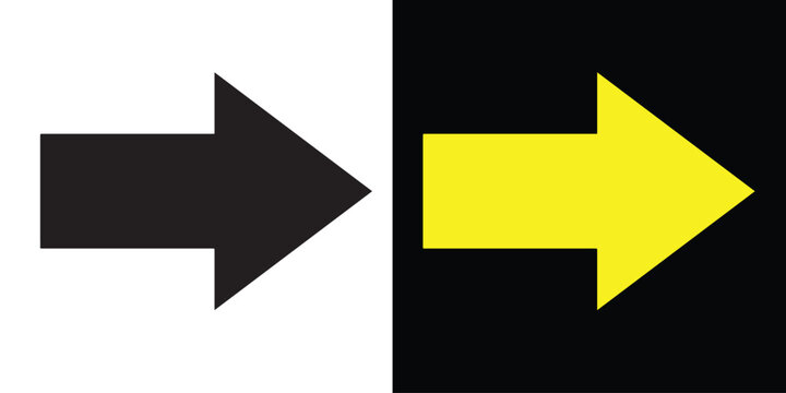 right arrow icon vector