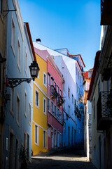 Fototapeta na wymiar Santos district in Lisbon