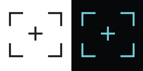 camera screen capture icon vector