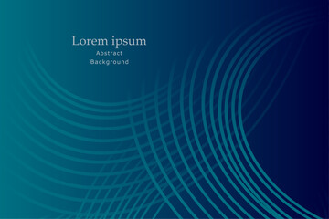 Abstract futuristic technology lines on dark blue background. Shiny curve lines pattern. Future technology concept. Suit for cover, header, business, website