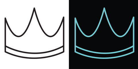 crown of the head. vector