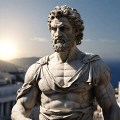 Greek Mythology-Sculpture- Generative AI 4K