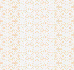 geometric seamless pattern in golden color