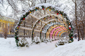 A winter wonderland captured in a single frame of enchantment