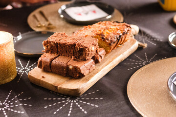 Brownie and cake