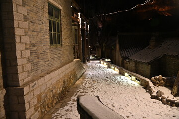 Fototapeta na wymiar Beijing, China - December 19 2023: The Scenery of Beijing During Winter