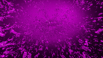 Purple Cascade Fluid Transformation on Dark Canvas