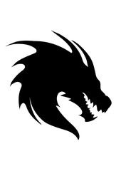 Black dragon logo/icon