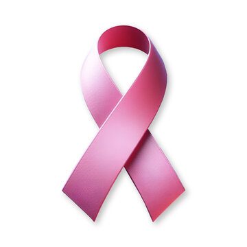 recommend clip art: Realistic Pink ribbon breast cancer awareness symbol on Transparent Png Background