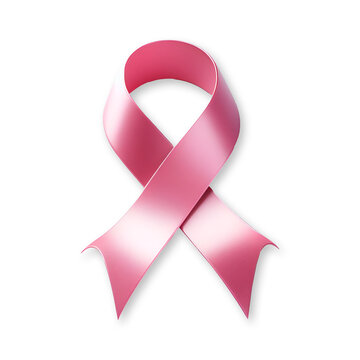 recommend clip art: Realistic Pink ribbon breast cancer awareness symbol on Transparent Png Background