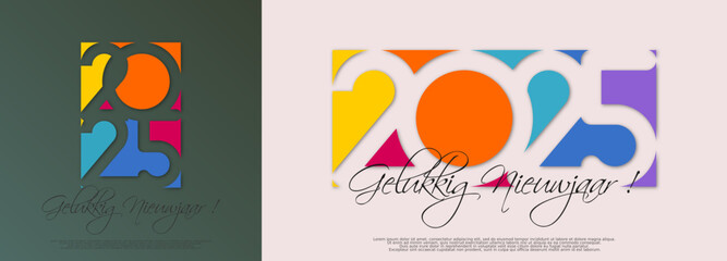 2025 - gelukkig nieuwjaar 2025