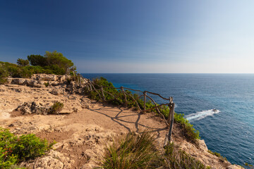 Letni urlop i wakacje na wyspie Menorca, krajobraz - obrazy, fototapety, plakaty