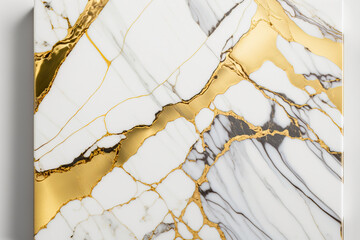 Elegant Marble Veins Created with Generative AI Technology