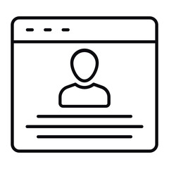 Corporate Website Icon