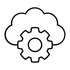 Cloud Networking Icon
