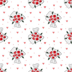 Rose Bouquet pattern 