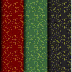 Vector seamless unique pattern design for fabrics, papers 