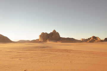 Fototapeta na wymiar Desert Mountain