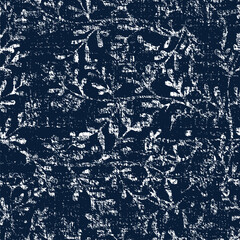 Abstract botanical Floral brush strokes seamless pattern design for fashion textiles, graphics, backgrounds and crafts linen texture  leaves silhouettes Chic rustic interior stylish pattern all over 