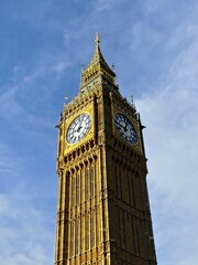Fototapeta na wymiar London, October 2023 - Visit the magnificent city of London, capital of the United Kingdom - Big Ben