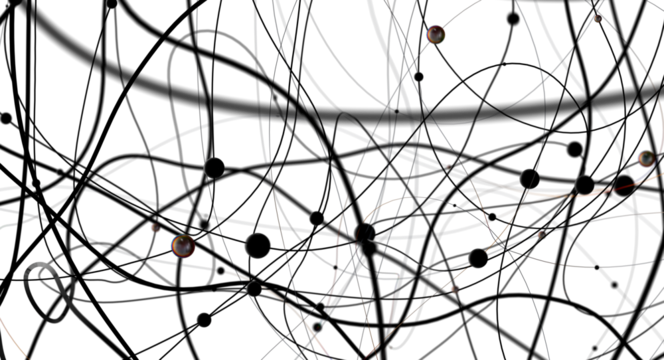 Abstract futuristic - technology with polygonal shapes on dark blue background.