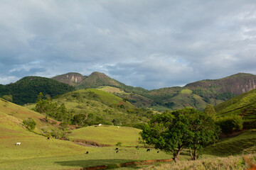 landscape with mountains