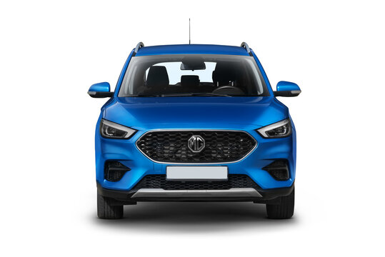 2023 MG ZS SUV Front View on Transparent Background