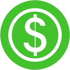 dollar sign icon	