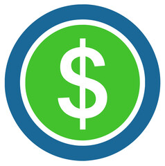 Fototapeta premium dollar sign icon 