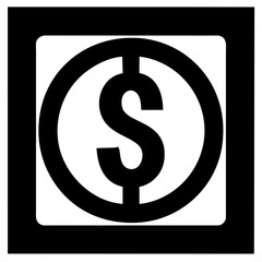dollar sign icon	