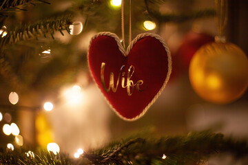 Wife Christmas Tree Decoration