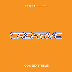 Vector Creative Text Style Effect