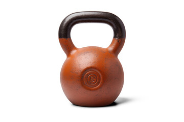 Cast Iron Kettlebell Equipment | Isolated on Transparent & White Background | PNG File with Transparency