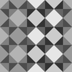Diamonds, rhombuses, triangles seamless pattern. Geometric image. Folk ornament. Ethnic ornate. Geometrical background. Tribal wallpaper. Retro motif backdrop. Ethnical textile print. Abstract vector.