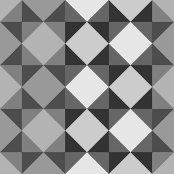 Diamonds, rhombuses, triangles seamless pattern. Geometric image. Folk ornament. Ethnic ornate. Geometrical background. Tribal wallpaper. Retro motif backdrop. Ethnical textile print. Abstract vector.