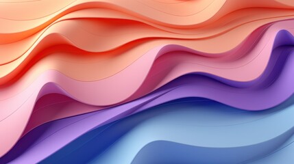  a computer generated image of a multicolored wave of wavy, wavy, wavy, wavy, and wavy shapes.