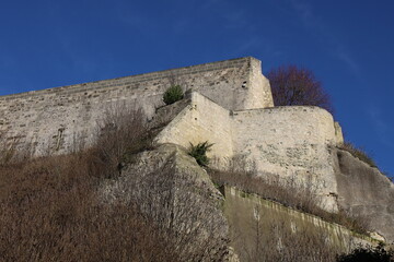 Le château royal, vue de l'extérieur, ville de Amboise, département de l'Indre et Loire, France