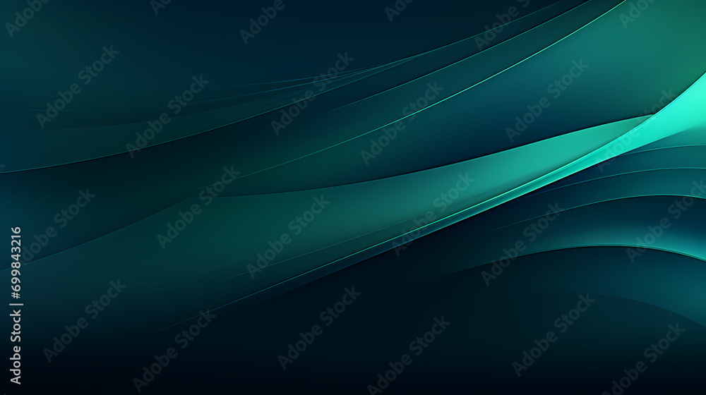 Poster digital technology blue rhythm wavy line abstract graphic poster web page ppt background with genera