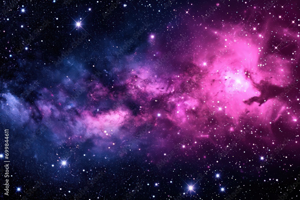 Poster an image of a universe nebula appearing like a fleeting mirage, a celestial artwork created by the f