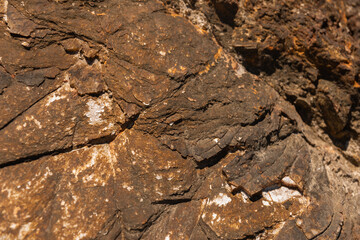 Mineral material surface closeup with natural pattern for design and decoration