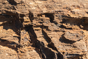 Mineral material surface closeup with natural pattern for design and decoration