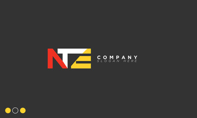 NTE Alphabet letters Initials Monogram logo 