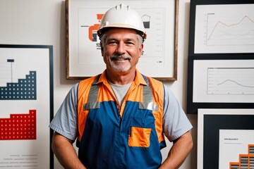 experienced, working at old age, healthy at old age, elderly worker, late retirement, retirement, enjoying life, determination, goals, foreman, mining operation, experienced worker, physical labor