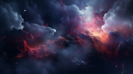 Fototapeta na wymiar Nebulas and clouds in the space, background, desktop wallpaper