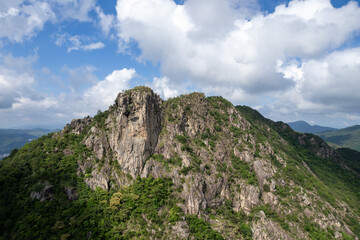 Fototapeta na wymiar Hong Kong lion rock mountain