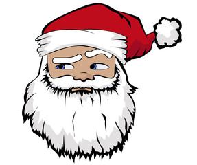 Illustration of Cool Secret Santa Claus