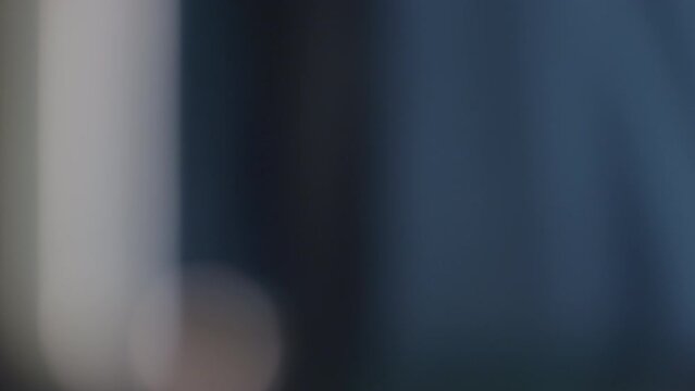 Woman hand using keycard entering office closeup. Unrecognizable businesswoman