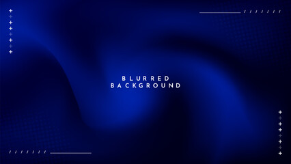 Gradient blurred background in shades of Dark blue. Ideal for web banners, social media posts, or any design project that requires a calming backdrop - obrazy, fototapety, plakaty